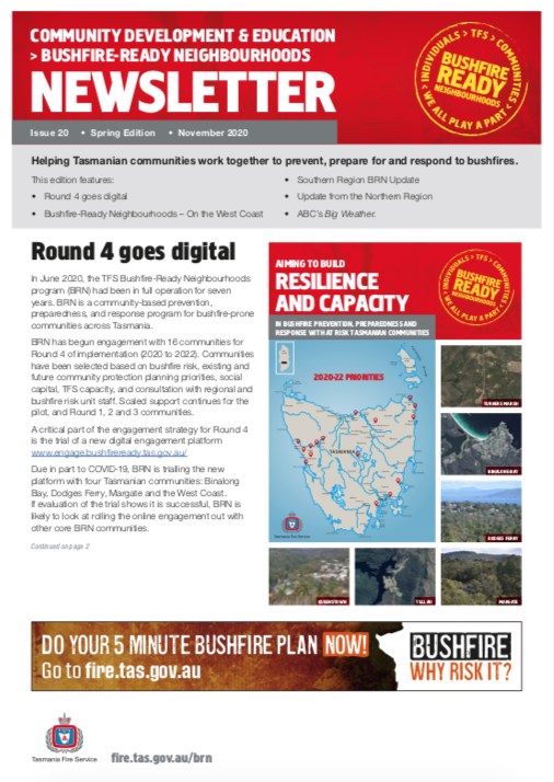 Cover image of BRN newsletter